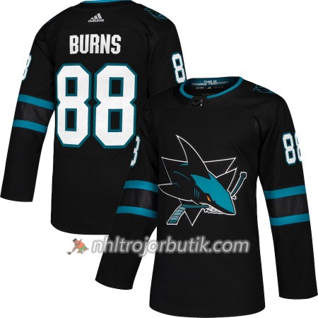 Män Ishockey San Jose Sharks Tröja Brent Burns 88 Alternate Adidas 2018-19 Authentic